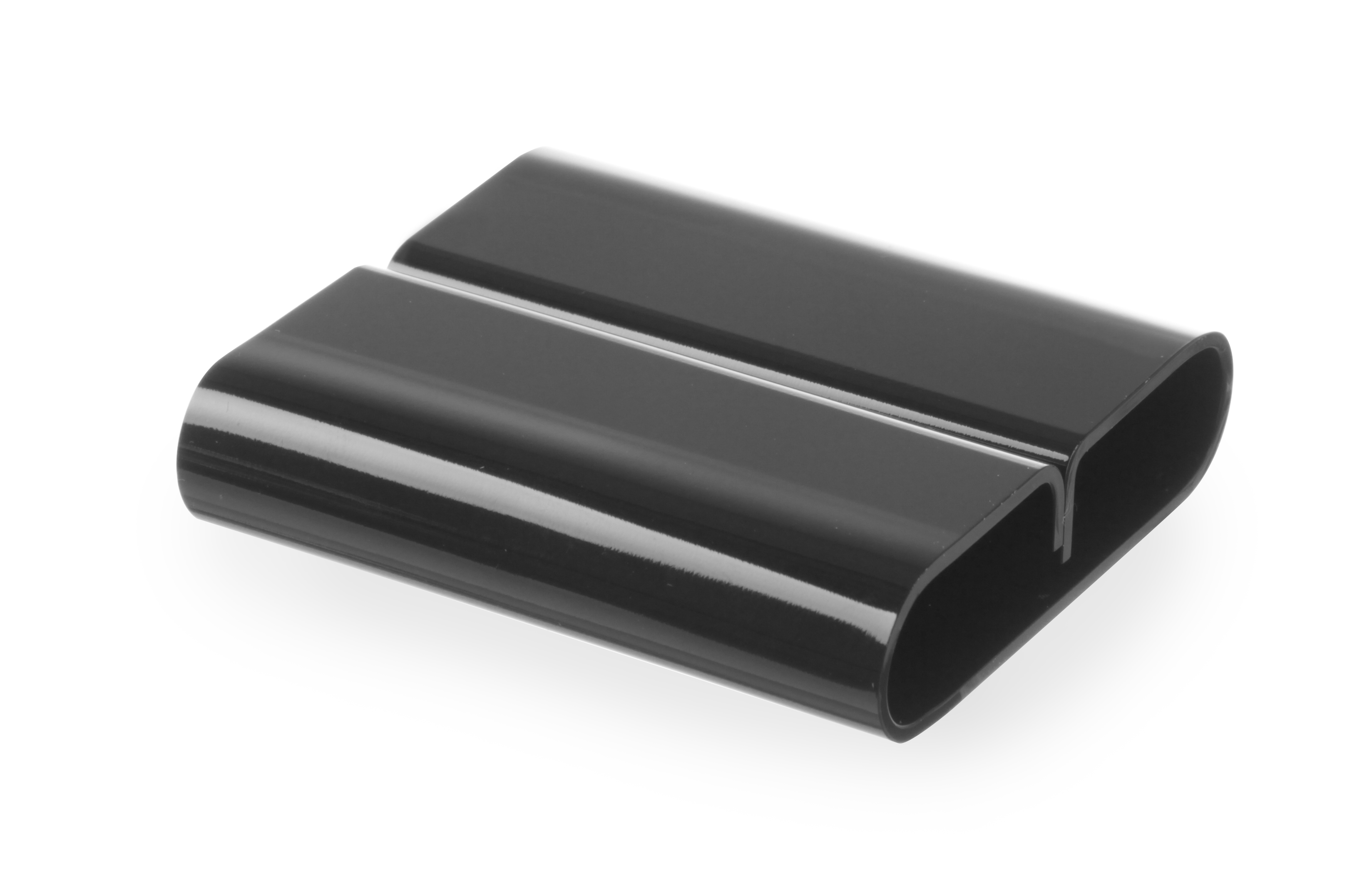 Speisekartenhalter Plexiglas, schwarz, 6er Set 80x72xH20mm