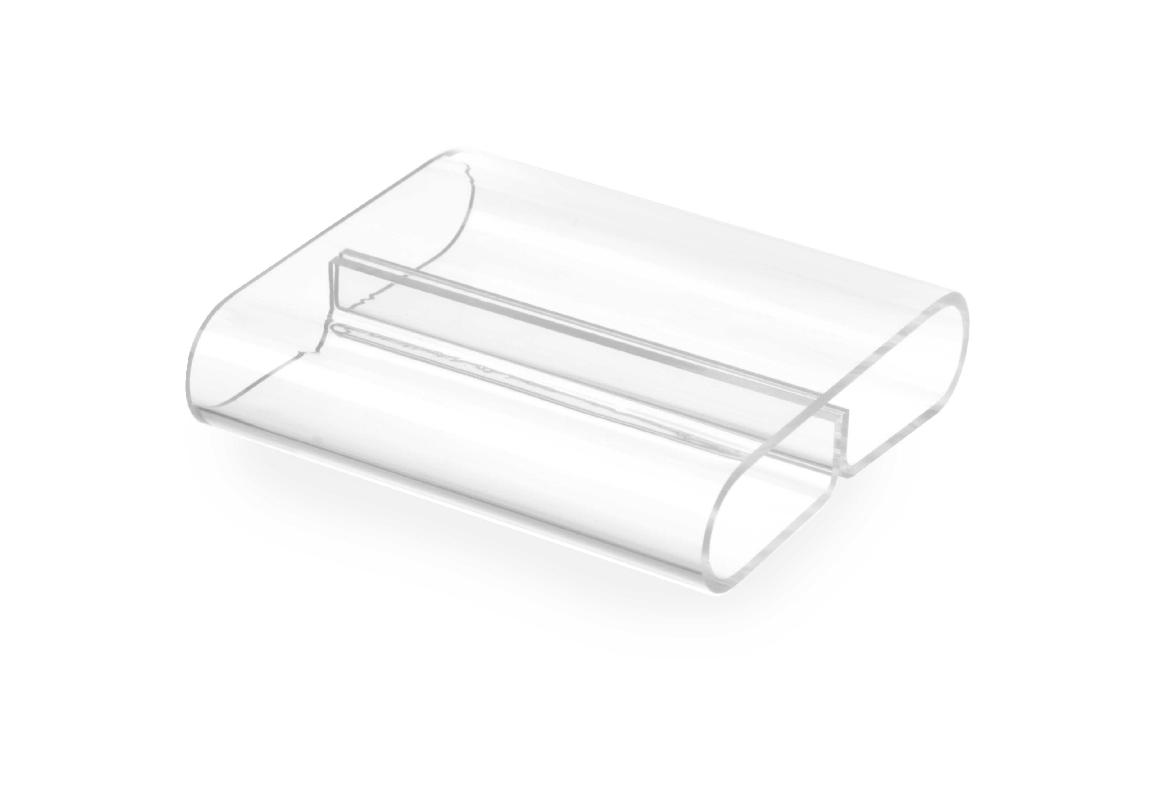 Speisekartenhalter Plexiglas, transparent, 6er Set 80x72xH20mm
