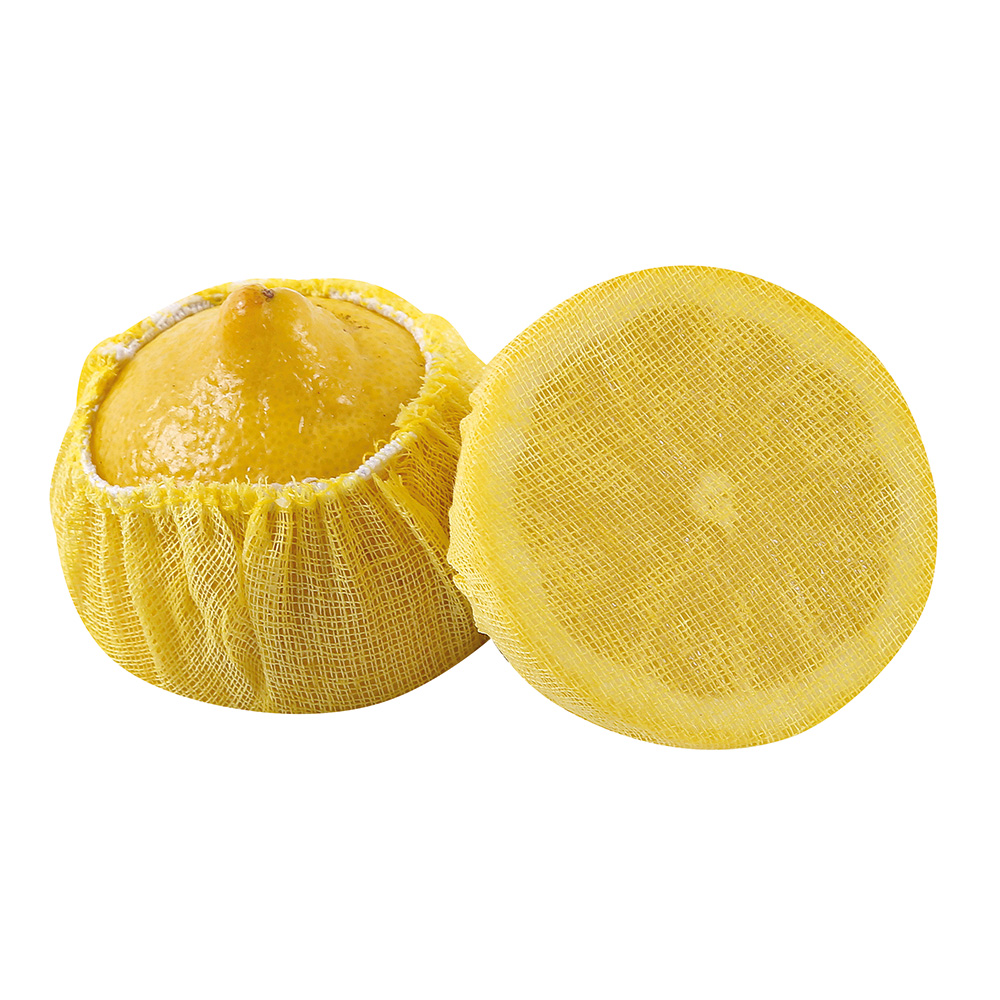 Lemon Wrap Baumwolle &#216;6.5cm weiss mit Gummiband