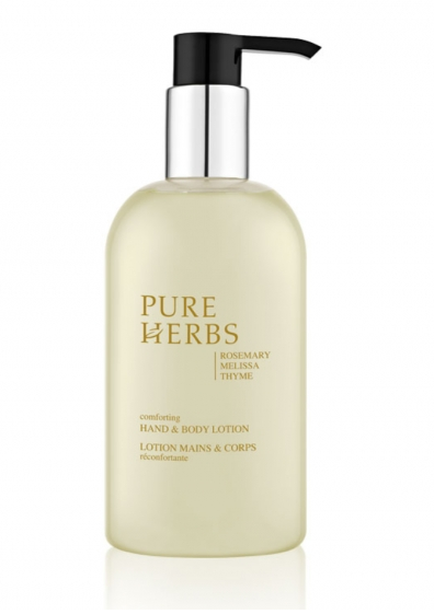 Hand &amp; Body Lotion PURE HERBS 300ml, Pumpspender