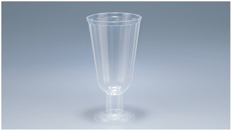 Kaffee-Fertig-Glas 2.5dl transparent PP