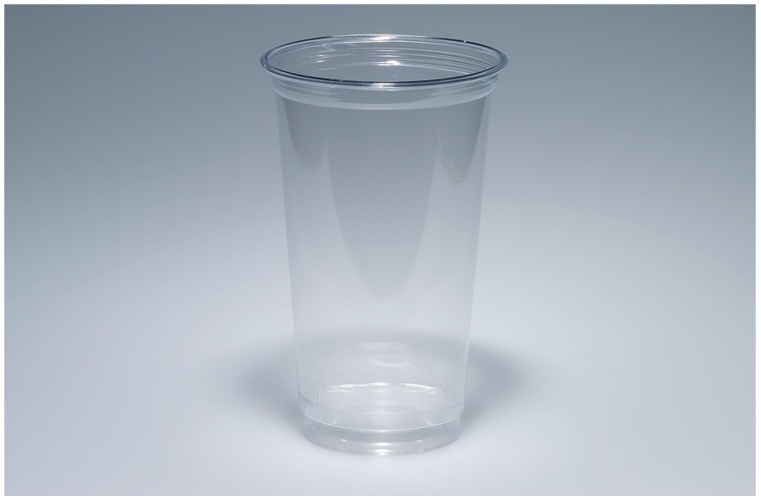 Trinkbecher 5dl glasklar, geeicht,  RPET, &#216;95mm 