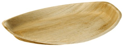Palmblatt Schale oval 29x19.5x2.5cm