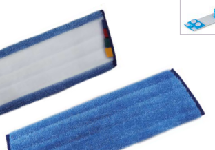 Microfaserbezug NUMATIC NuTex Speed Velcro blau 60cm