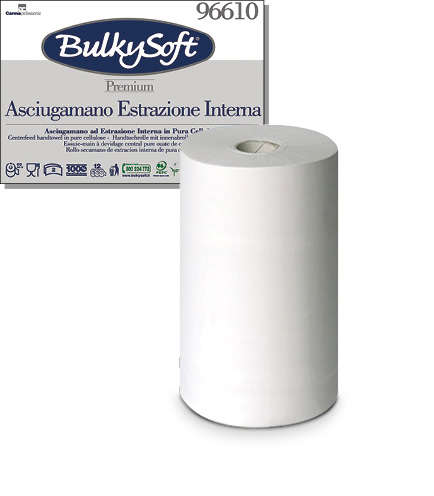 Mini-Reinigungsrolle BulkySoft Premium, 2-lg. 60lfm