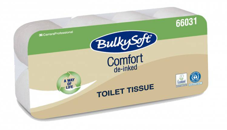 Toilettenpapier BulkySoft Comfort, Recycling de-inked