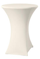 Stehtischhusse creme Ø800-850xH1050-1150 mm