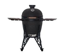 Keramik-Holzkohlegrill "The Bastard Urban XL", schwarz matt, Grill Ø59cm