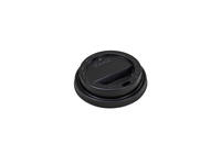 Deckel Coffee-to-Go mit Trinkloch schwarz PS, Ø80mm