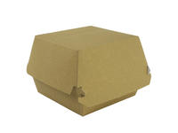 Hamburger-Box natural, 140x125x80mm