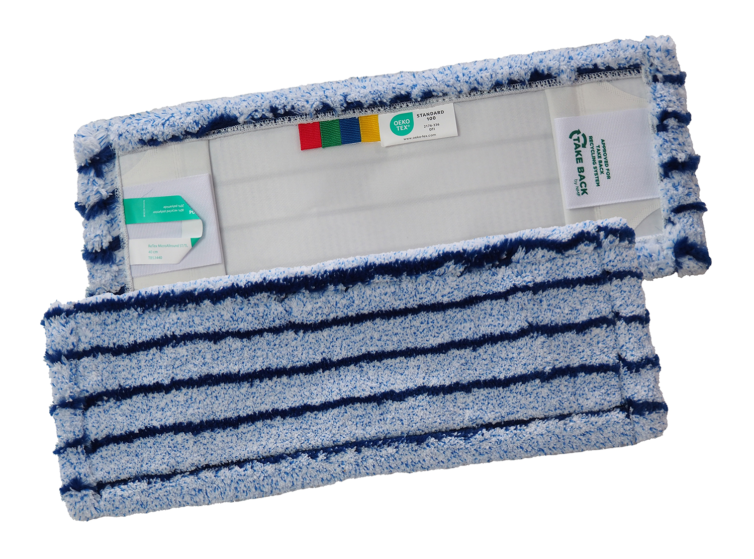 Mikrofaserbezug mit Borststreifen ReTex MicroAllround ST/TL 50cm