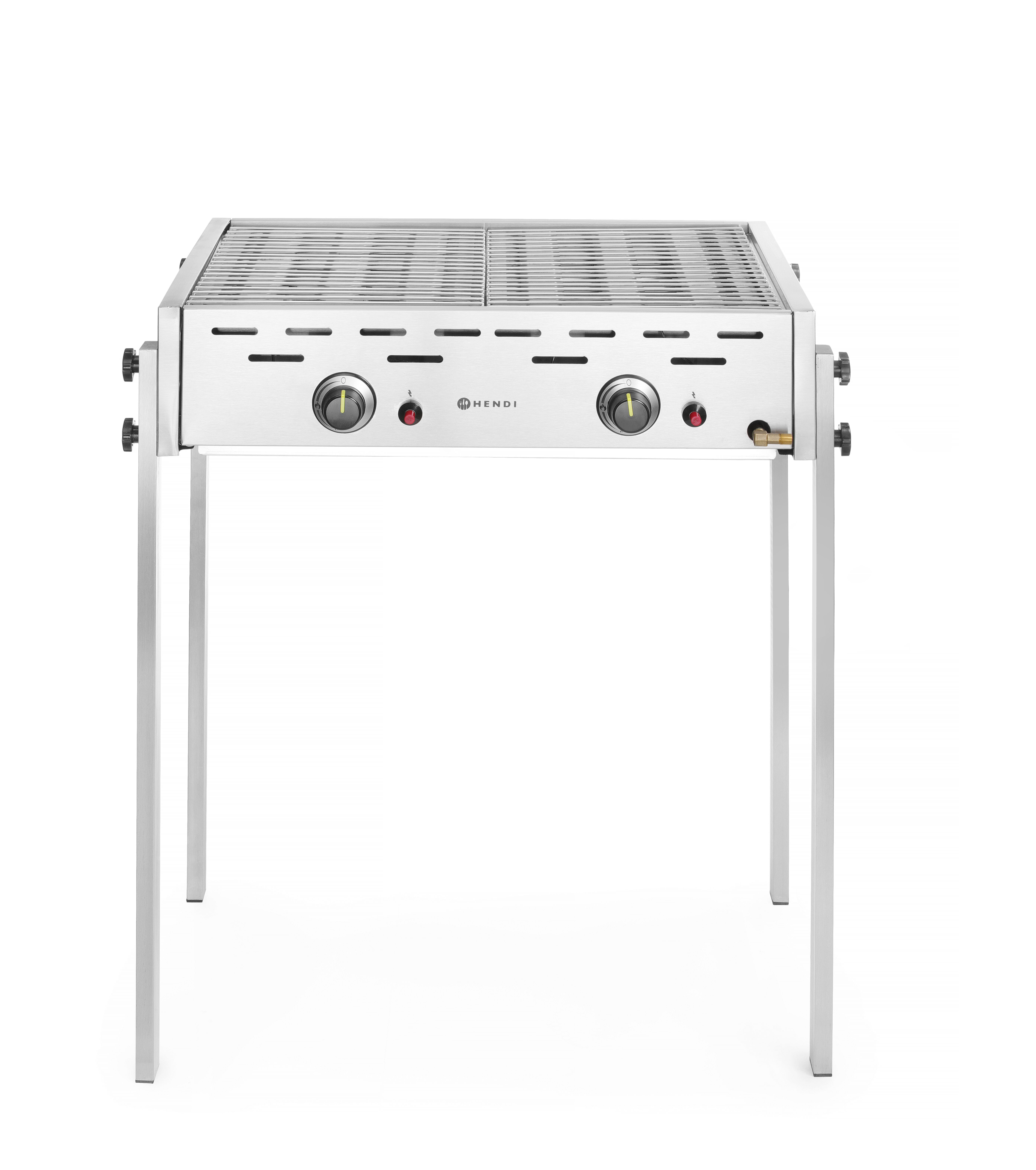Roast-Master Pro Gasgrill, silber, 11.6kW, 790x560xH900mm, HENDI