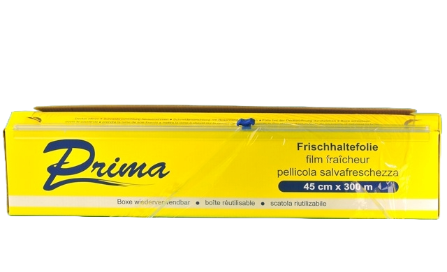 Frischhaltefolie mit Spenderbox und Cutter 45