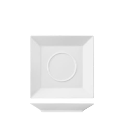 Untertasse viereckig 13cm Actual