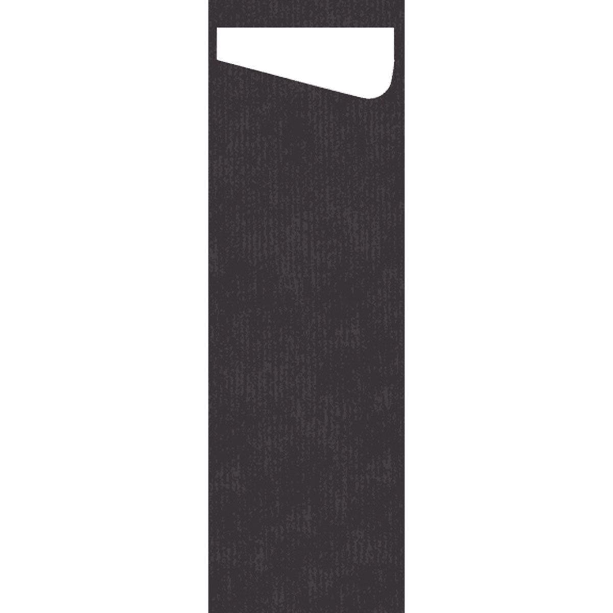 Duni Sacchetto Slim, Bio-Dunisoft, 7x23cm, schwarz