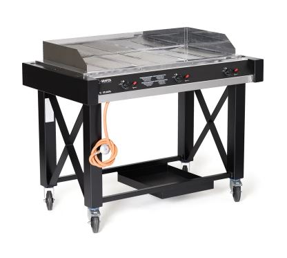 Gasgrill ATLANTA, Grafen, schwarz, HENDI