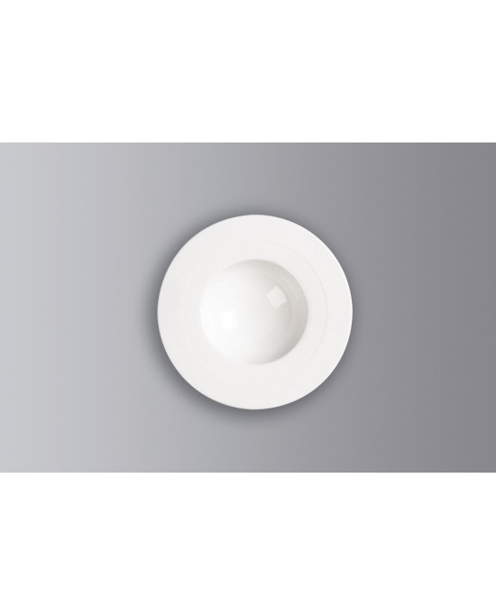 Teller tief 23cm Porzellan White Gold Princess RAK