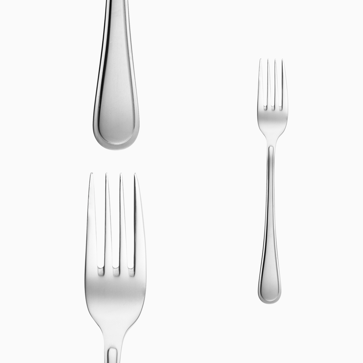 Dessertgabel Roma ganz poliert, 184mm