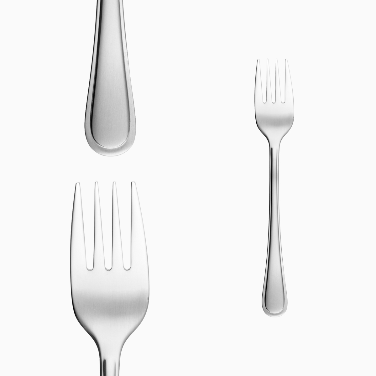 Kuchengabel Roma ganz poliert, 156mm