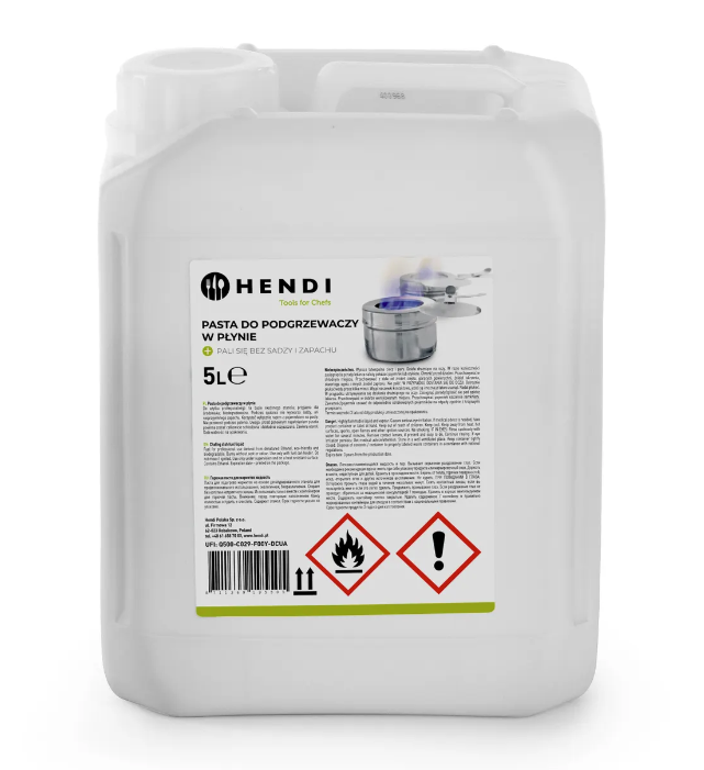 Brennpaste 5lt, Bio-Ethanolbasis, HENDI