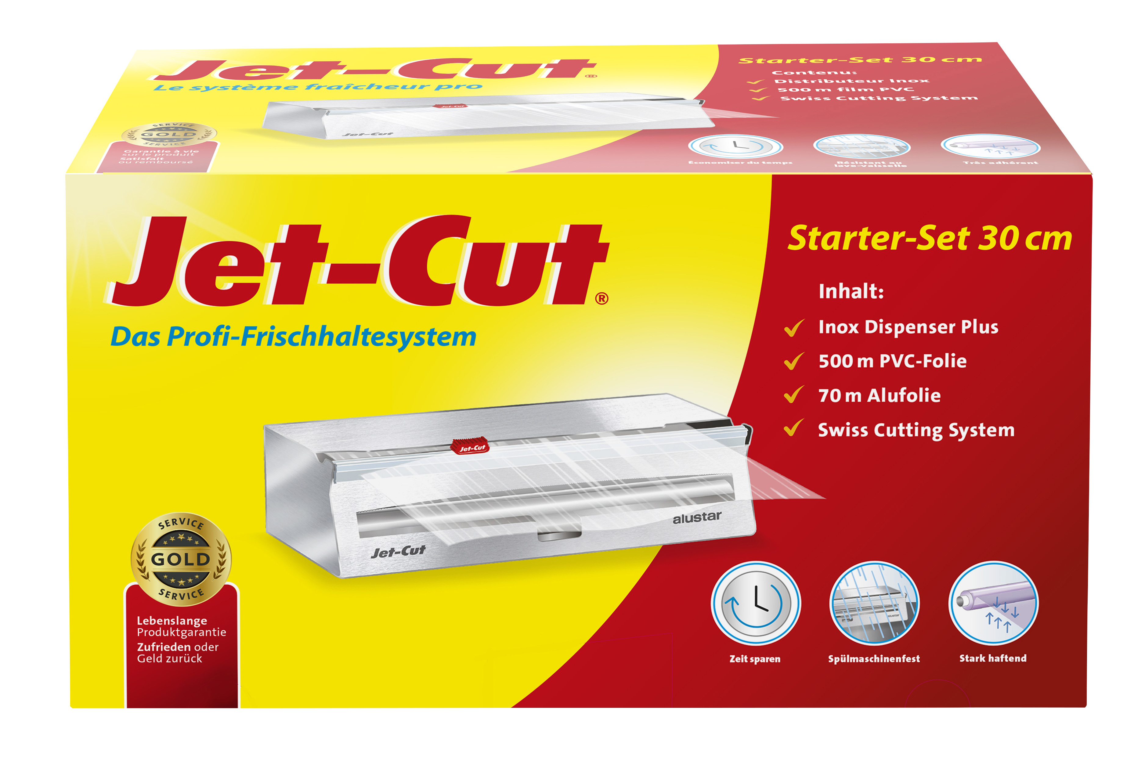 Starter-Set Jet-Cut Inox 30cm 500m Jet-Cut + 70m Alustar
