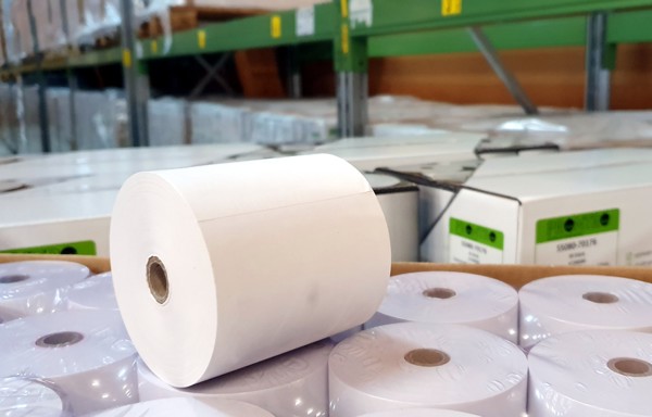 Thermo-Rollen 80mmx80m weiss, Kern: 12mm 