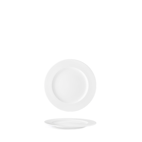 Teller flach, ø16cm, Isabelle Bistro, uni weiss