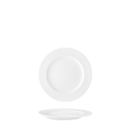 Teller flach, ø23cm, Isabelle Bistro, uni weiss