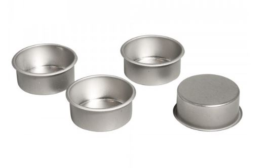 Kerzenhalter zu Plattenwärmer / Rechaudplatte, ø5cm, CNS