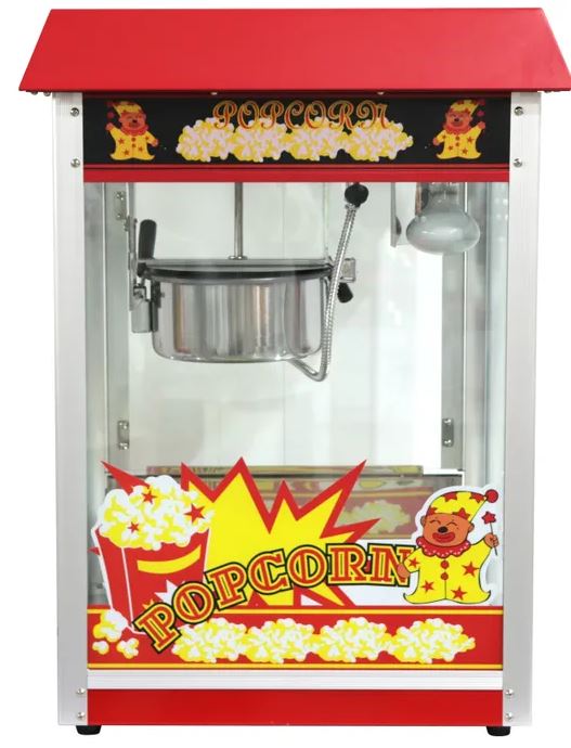 Popcorn-Maschine, rot, HENDI