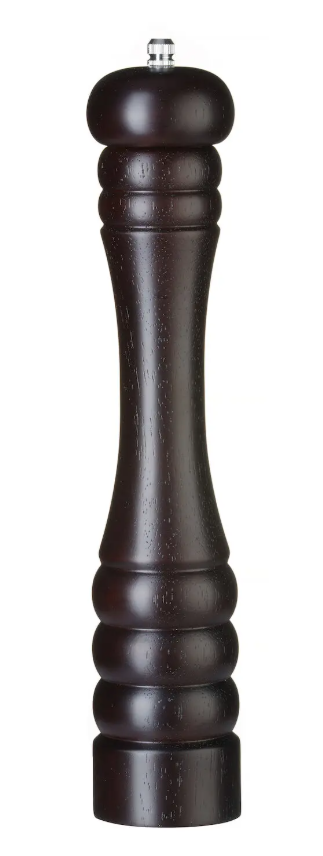 Pfeffermühle aus Holz, dunkelbraun 