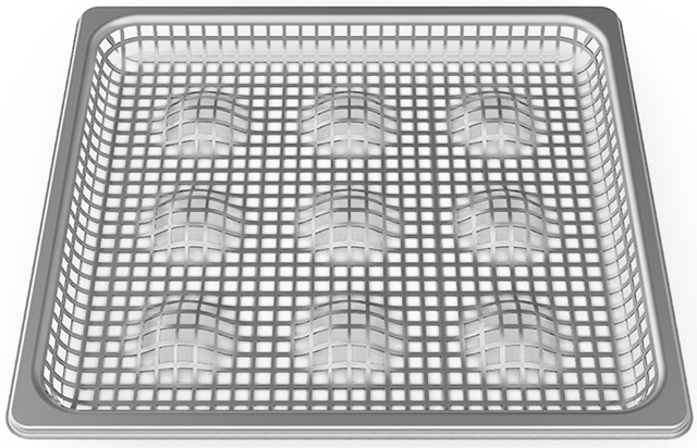 Brat-/Frittierrost GN 2/3