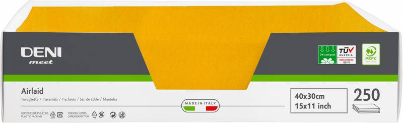 Tischset Airlaid, 30x40cm, mais