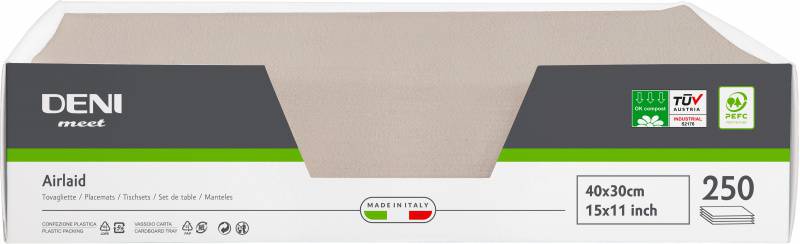 Tischset Airlaid, 30x40cm, sabbia