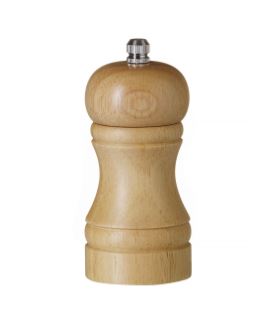 Pfeffermühle aus Holz, hell