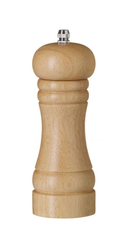 Pfeffermühle aus Holz, hell