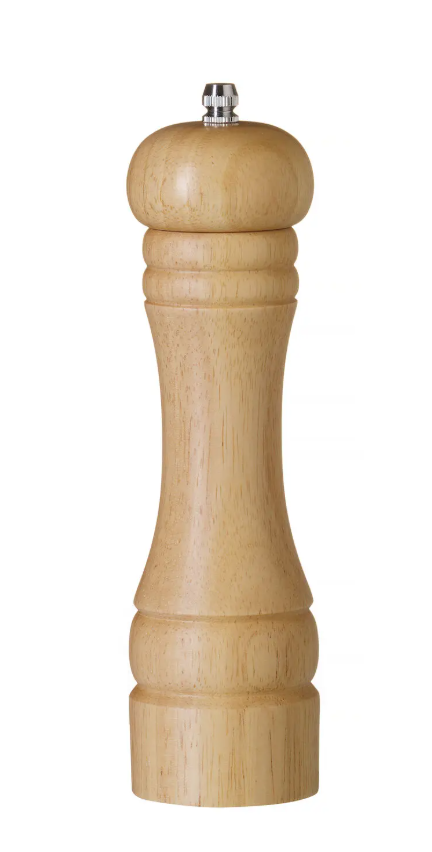 Pfeffermühle aus Holz, hell