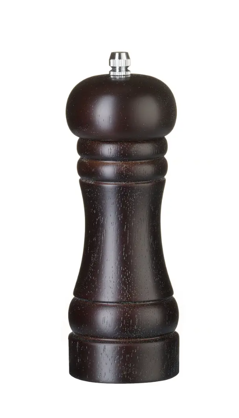 Pfeffermühle aus Holz, dunkelbraun