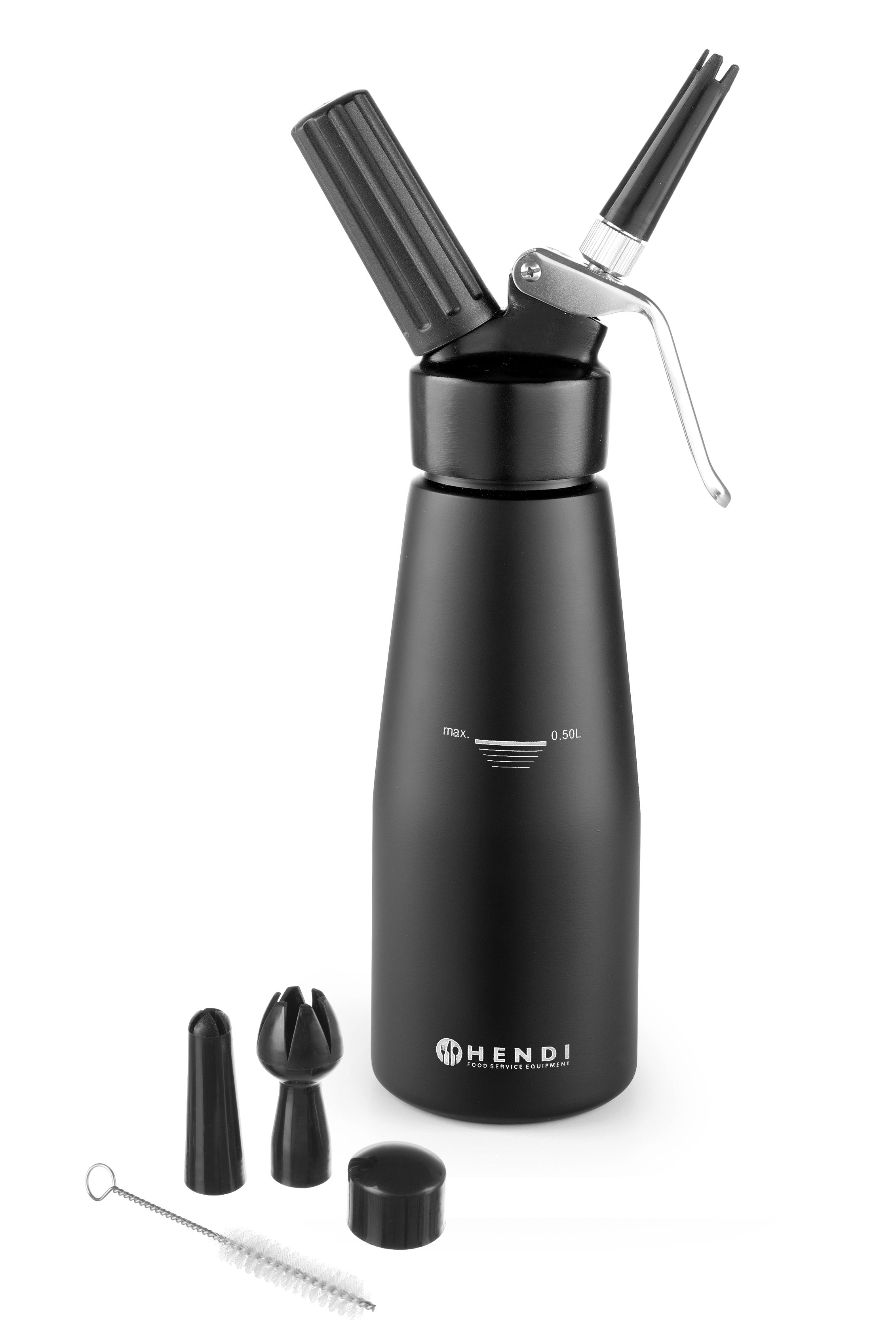 Rahmbläser/Sahnespender, 0.95lt, Kitchen Line, schwarz