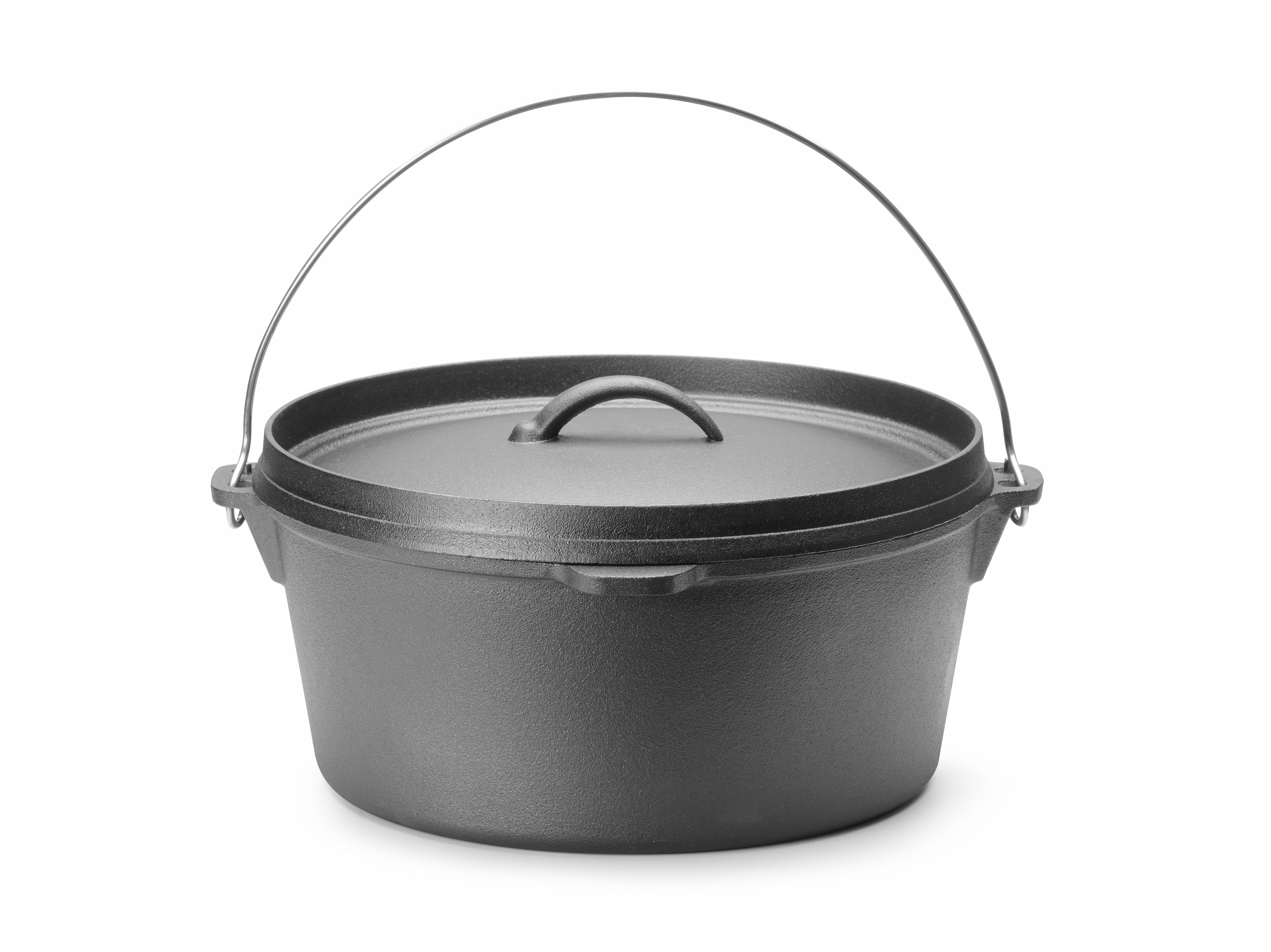 Dutch Oven, Schmortopf Gusseisen 7.6lt, ø310xH155mm, HENDI