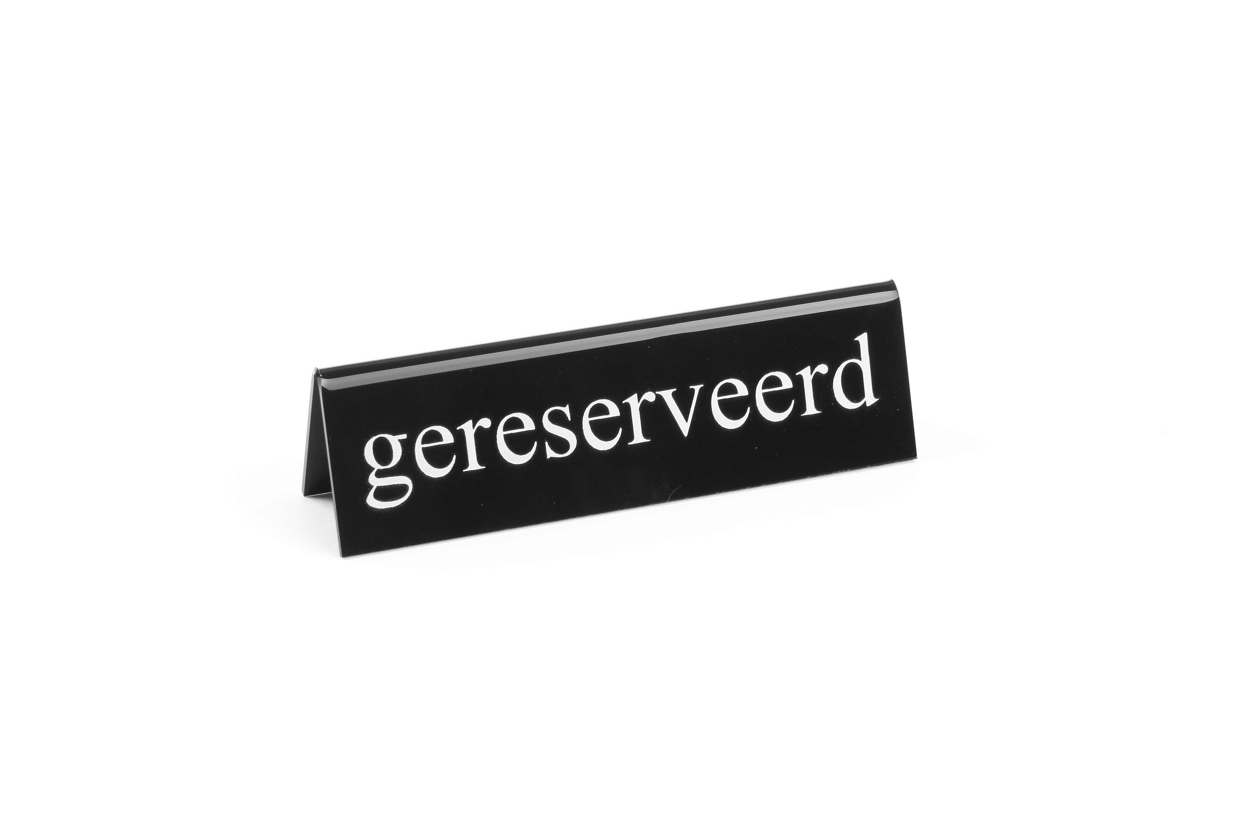 Tischschild, reserviert/gereserveerd, HENDI