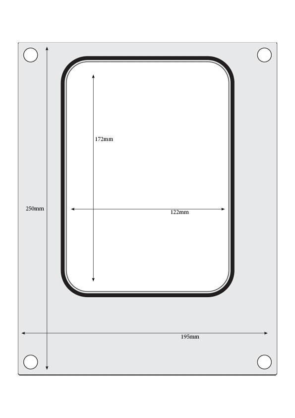 Matrize für Versiegelungsmaschine, ein Behälter, HENDI
