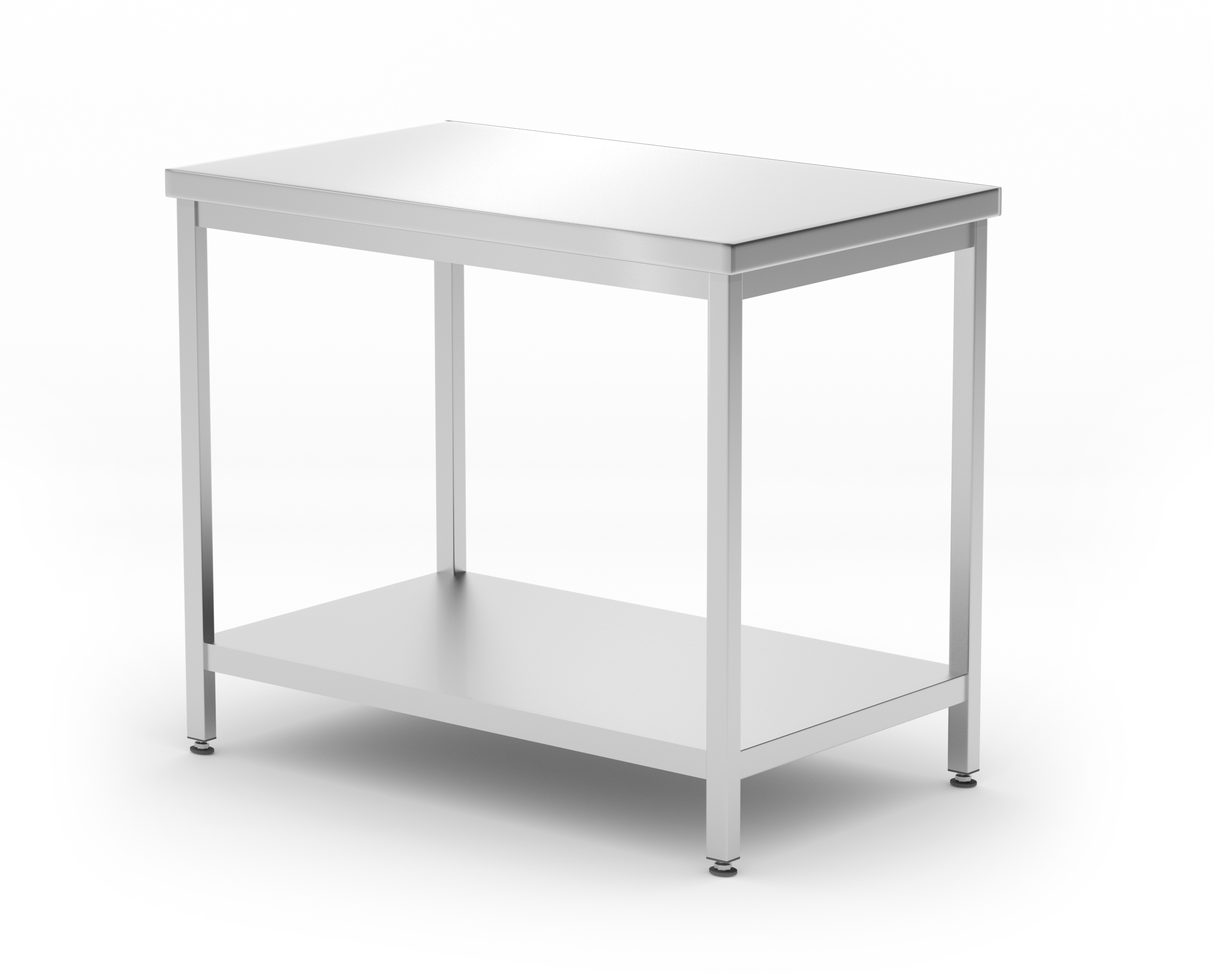 Arbeitstisch, Profi Line, 1000x600xH850mm, verschraubt, HENDI