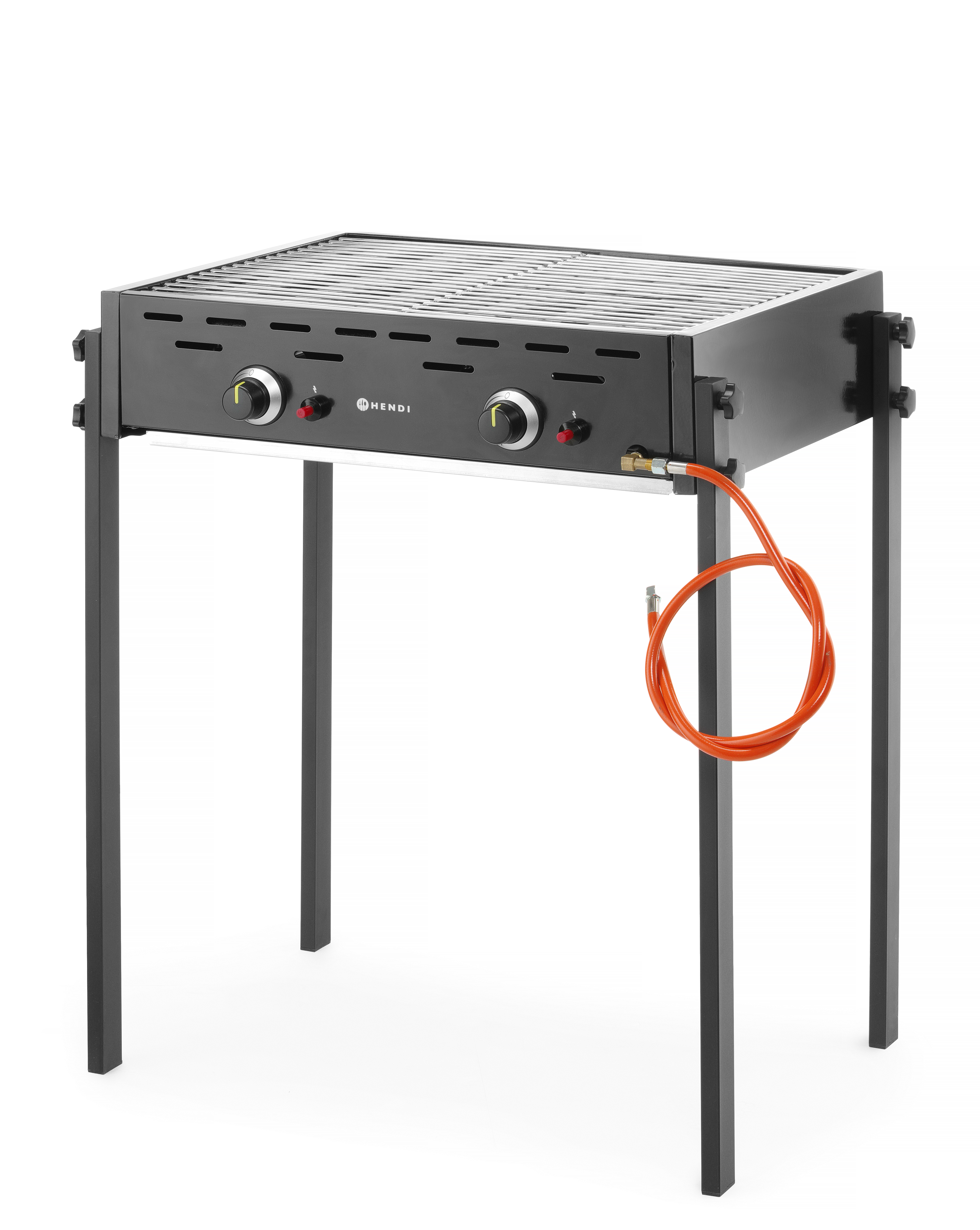 Gasgrill Roast-Master Pro, schwarz, HENDI