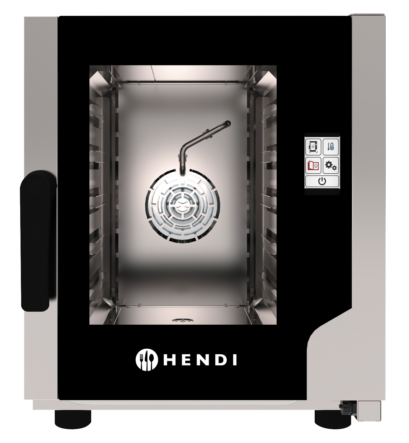 Konvektions-Dampfgarer Touch, 5xGN 2/3, 30-270°C, HENDI