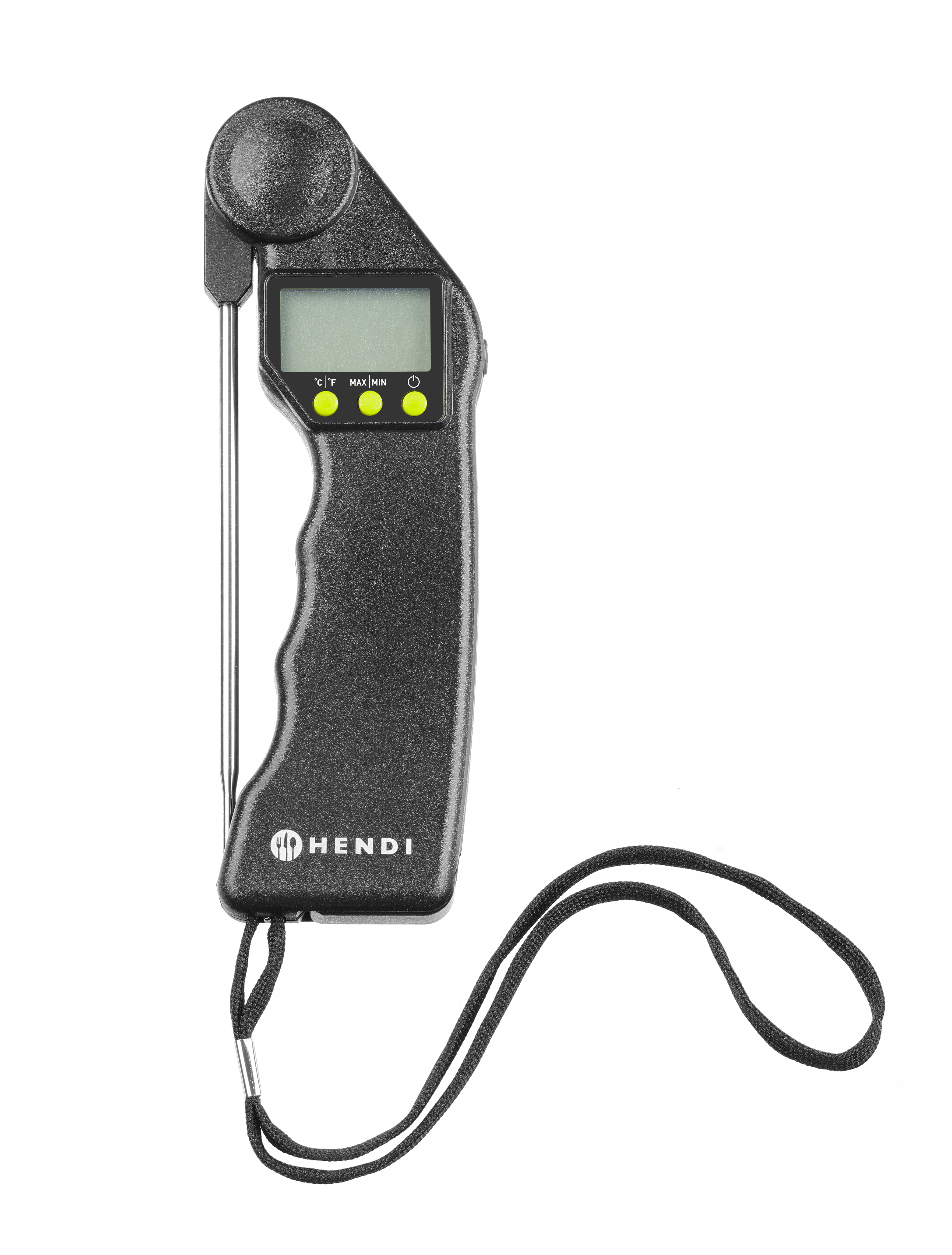 Digital-Thermometer, mit klappbarer Sonde, -50 bis 300°C, HENDI