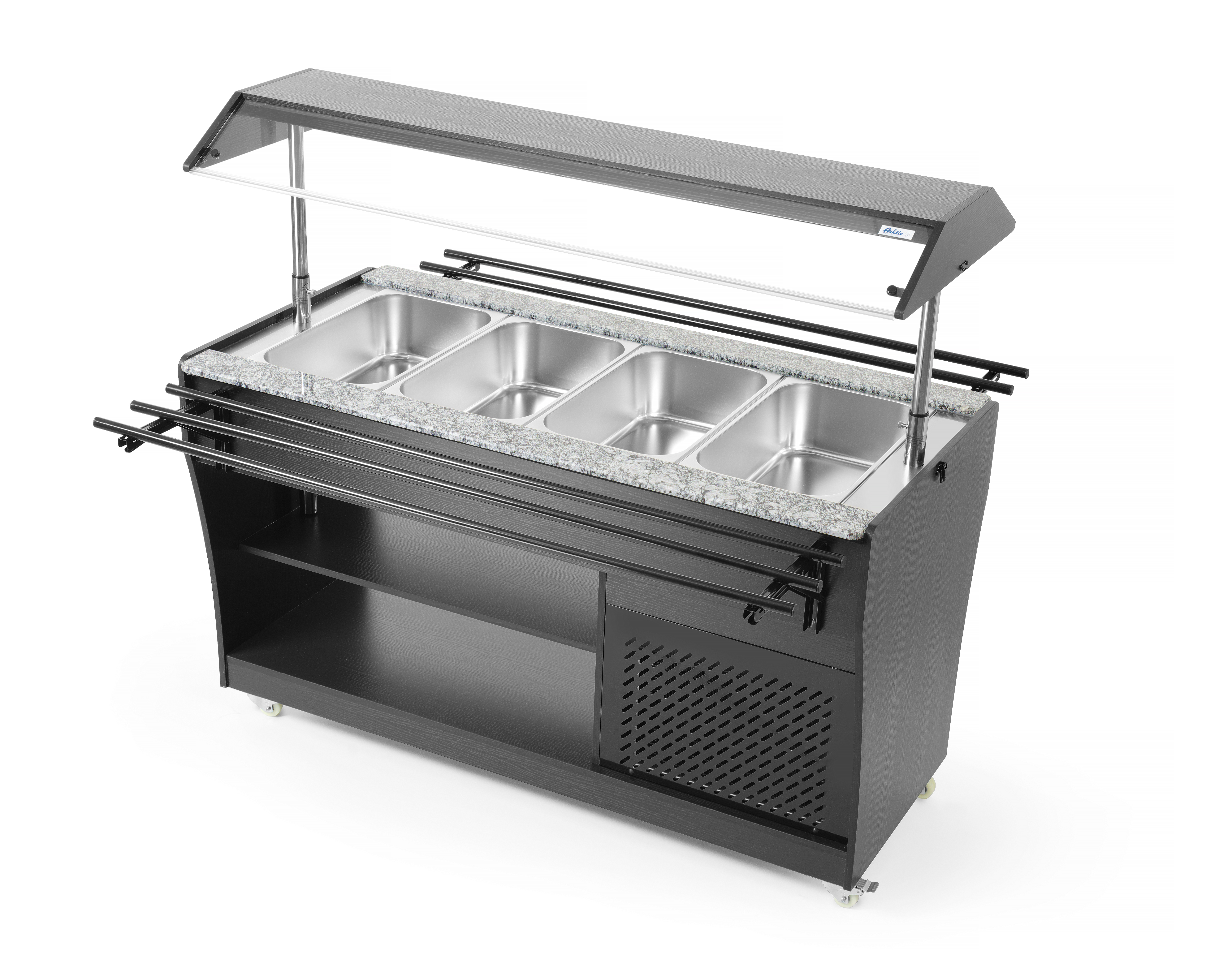 Salat-Buffet, 2-10°C, 4xGN1/1, HENDI