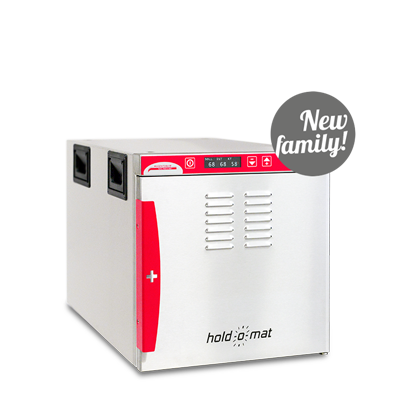 Hold-o-mat 411-L, links gebandet, 4 x GN 1/1-65 mm