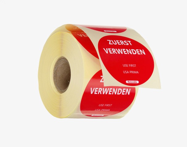 wiederverwendbarer Aufkleber "zuerst verwenden", ø50mm, HENDI