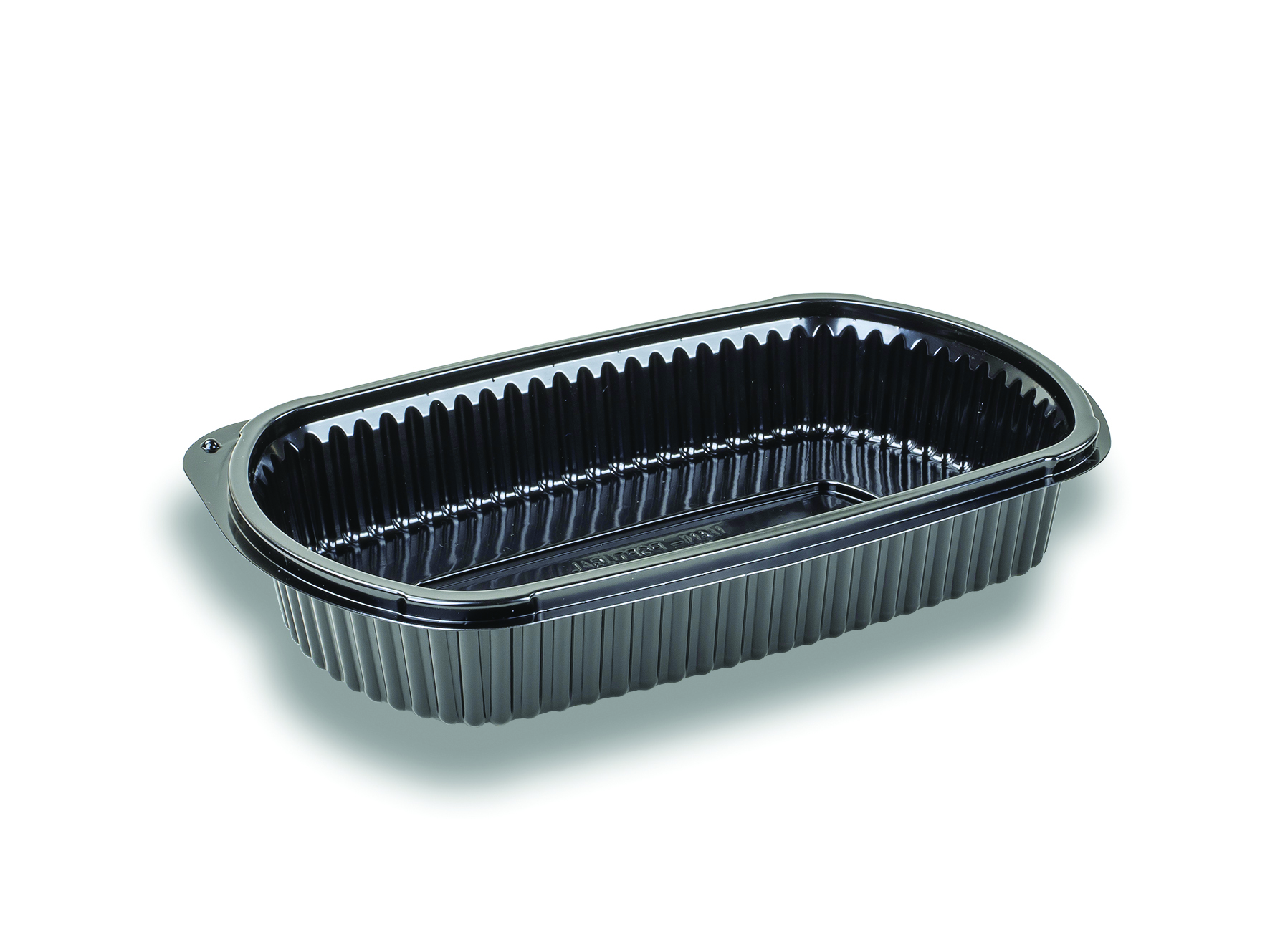 Menuschale 650gr schwarzPP, 240x155x40mm, 1-teilig